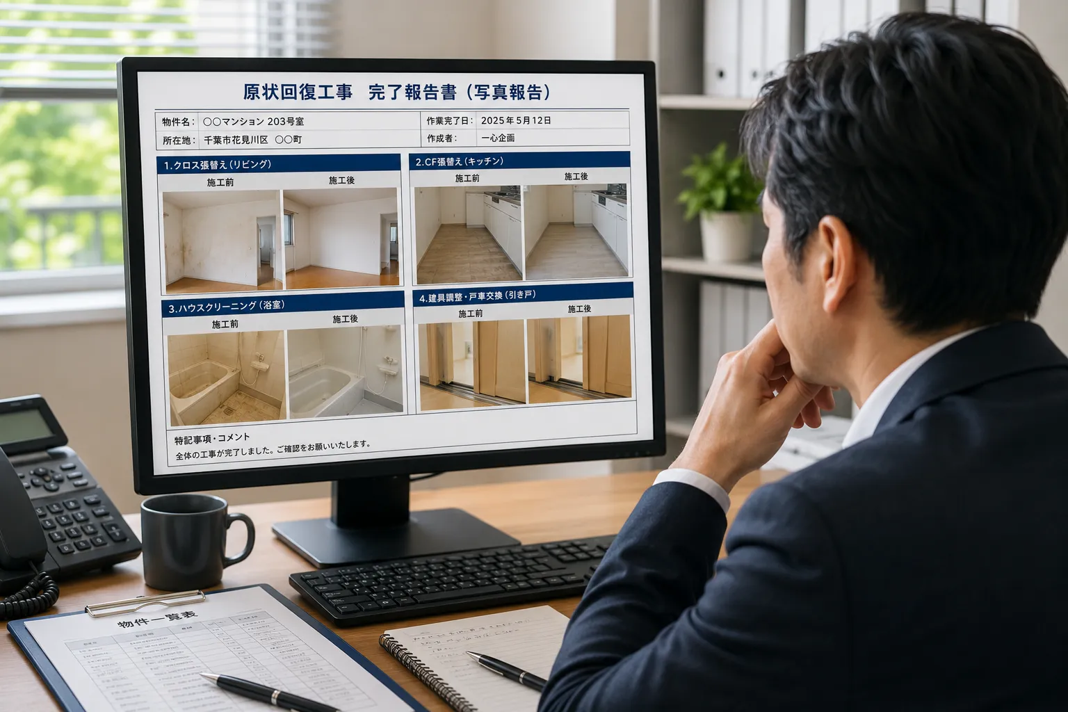 千葉市花見川区に管理物件をお持ちの管理会社様へ｜原状回復から写真付き完了報告まで一括対応